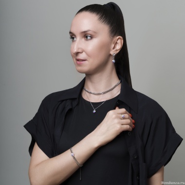 Колье Fiore Luna, AB, B2402SW-N01.25 BW/S